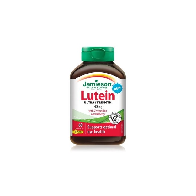 (자미에슨)루테인 + 빌베리 눈건강 40mg 60정 - Jamieson Lutein Bilberry