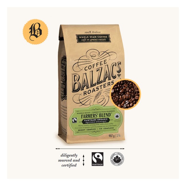 (Balzac) 캐나다 고급 발작 커피 대용량 907g 원두 Balzac's coffee