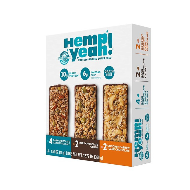 마니토바하베스트 햄프 YEAH 프로틴 바 360g 8개 팩
