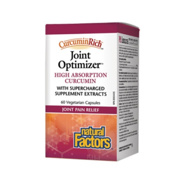 내추럴팩터스 조인트 옵티마이저 고흡수커큐민 60정 (Natural Factors Joint Optimizer)