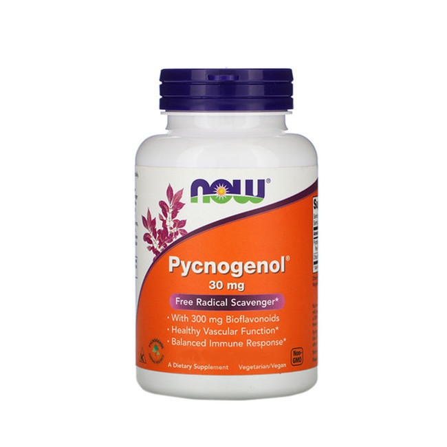 나우 피크노제놀 30mg 60정 프랑스 바다소나무 프로안토시아니딘