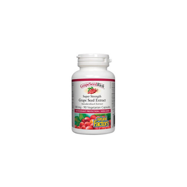 내추럴팩터스 그레이프씨드 리치 100mg 고농축 포도씨 90정
