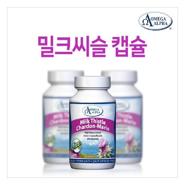 오메가알파 밀크씨슬 60정 (Omega Alpha - Milk Thistle)