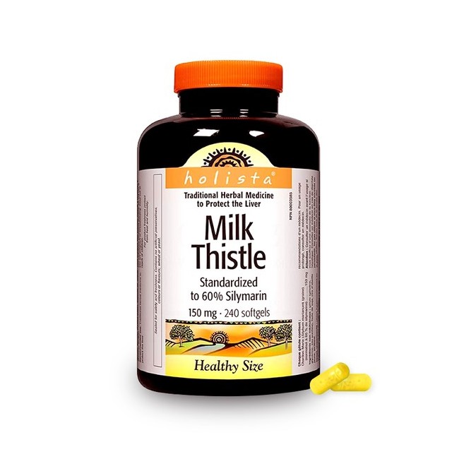 홀리스타 밀크씨슬 간 서포트 150mg 240sg