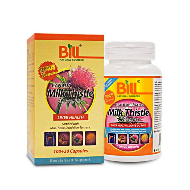 빌 밀크씨슬 간 건강 서포트 500mg 120정(BILL Canada Milk Thistle)