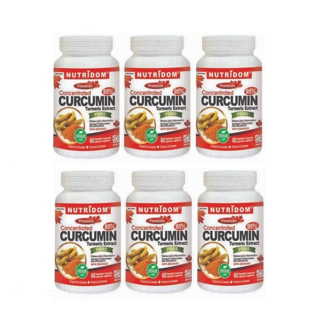 6병 뉴트리돔 커큐민 조인트케어 Curcumin95% 60정