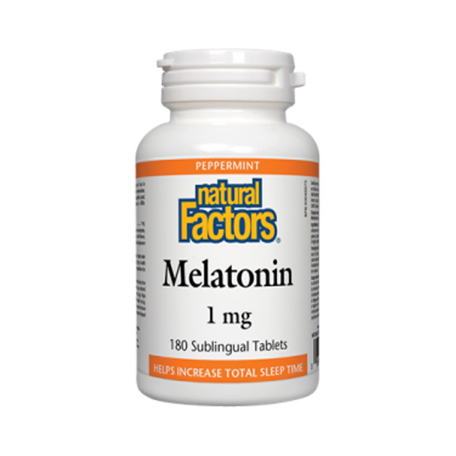 내추럴팩터스 램수면 1mg 180정 (Natural Factors)