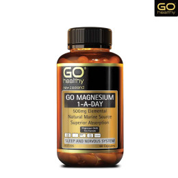 Go Healthy Magnesium 500mg 1-a-day 60caps