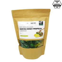 Gobeenz 100% NZ Manuka Honey MGO 550+ Propolis Lozenges(Lemon+Eucalyptus) 400g