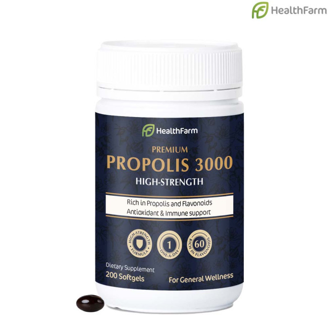 Healthfarm Propolis 3000 200 softgels