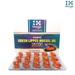 Imago Health Premium Grade Green Lipped Mussel Oil 25000 120caps