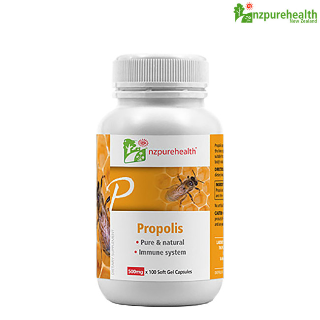 NZ Pure Health Propolis 500mg 100caps