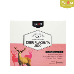 PaiOra Deer Placenta 2500mg 120soft gels