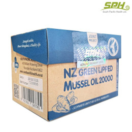 SPH 100% NZ Pure Green Lipped Mussel oil 20,000 Plus Krill Oil 90 Capsules