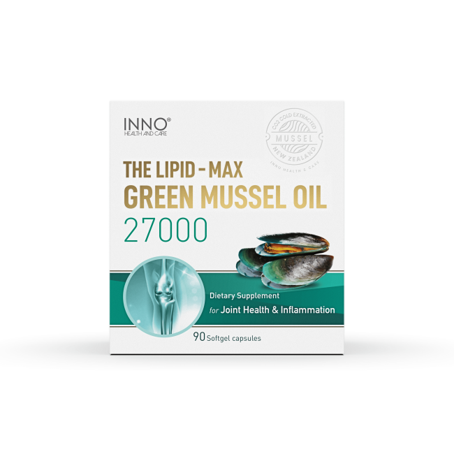 INNO HEALTH & CARE THE LIPID-MAX 초록잎홍합 오일 27000 90 SOFTGEL CAPS
