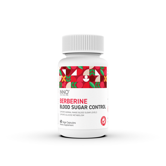 INNO HEALTH & CARE BERBERINE BLOOD SUGAR CONTROL 60 VEGE CAPS