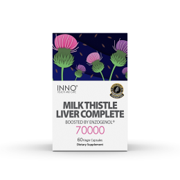 INNO HEALTH & CARE MILK THISTLE LIVER COMPLETE 70000 60 VEGE CAPS