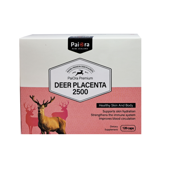 PAIORA DEER PLACENTA 2500MG 120SOFT GELS 6개 세트