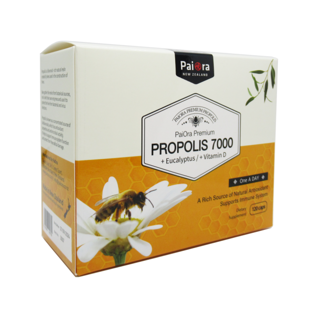 PAIORA 프로폴리스 7000+EUCALYPTUS+VITAMIN D 120CAPS 3개 세트