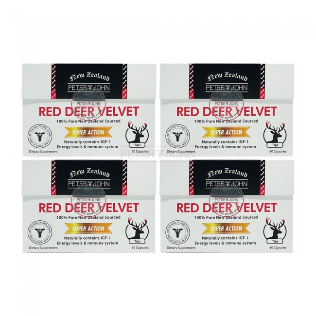PETER&JOHN RED DEER VELVET 60CAPS 4개 세트