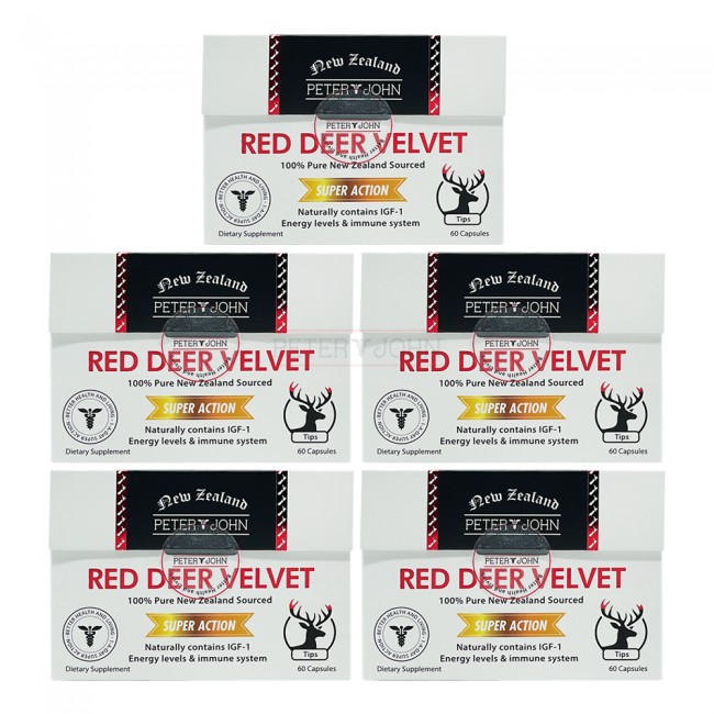 PETER&JOHN RED DEER VELVET 60CAPS 5개 세트