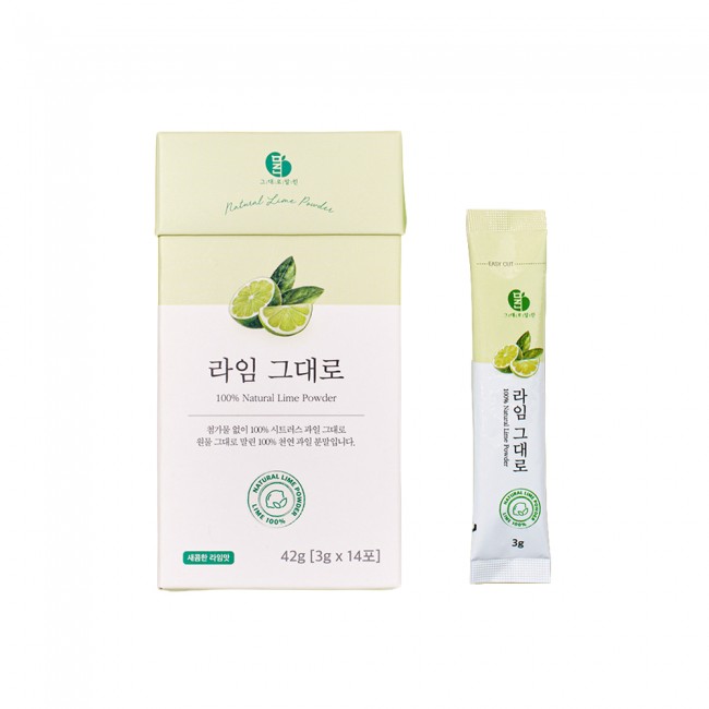 그대로말린 라임스틱 14포